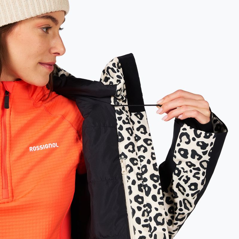 Куртка гірськолижна жіноча Rossignol Rochrun Allover nature wild leopard print 14