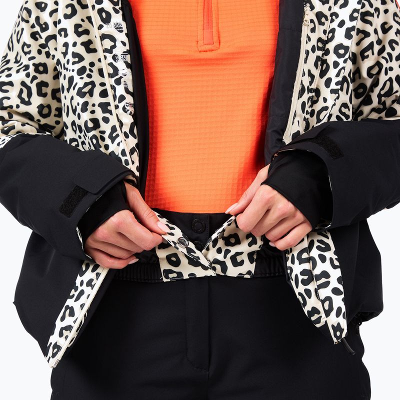 Куртка гірськолижна жіноча Rossignol Rochrun Allover nature wild leopard print 16