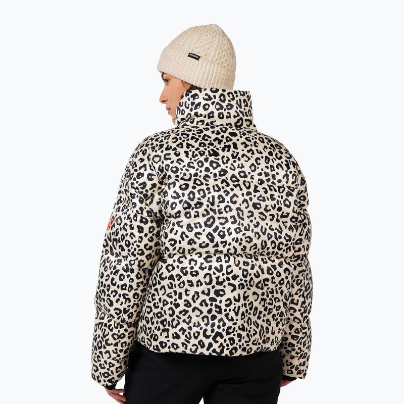 Пуховик жіночий Rossignol Aretu Allover Down nature wild leopard print 3
