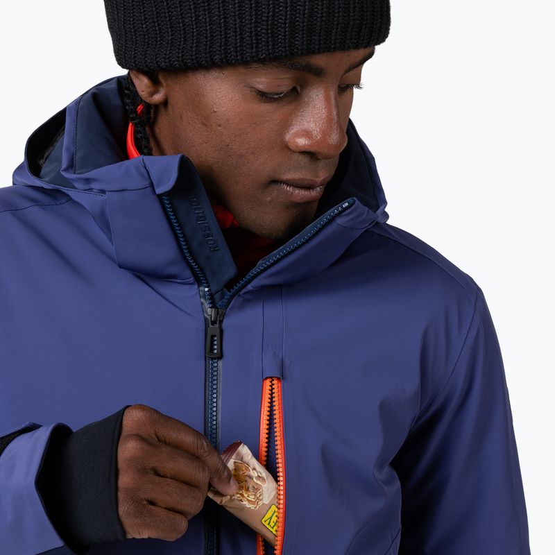 Чоловіча лижна куртка Rossignol Blackside future blue 8