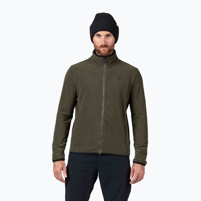 Кофта чоловіча Rossignol Strawpile Fleece Fz olive shadow