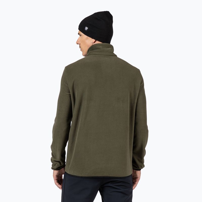 Чоловіча флісова толстовка Rossignol Strawpile Fleece Hz olive shadow 3