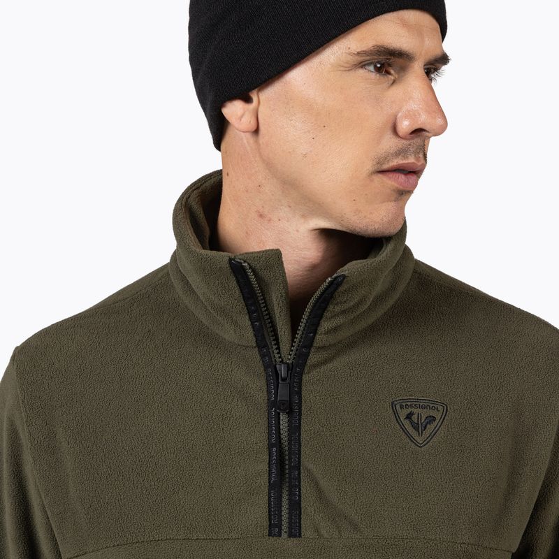 Чоловіча флісова толстовка Rossignol Strawpile Fleece Hz olive shadow 5
