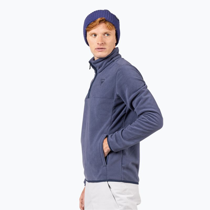 Кофта чоловіча Rossignol Strawpile Fleece Hz true night blue 4