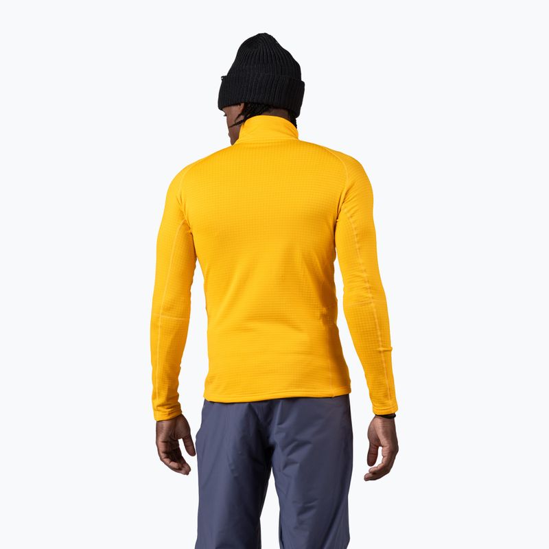 Чоловіча флісова кофта Rossignol Blackside Fleece Hz saffron yellow 3