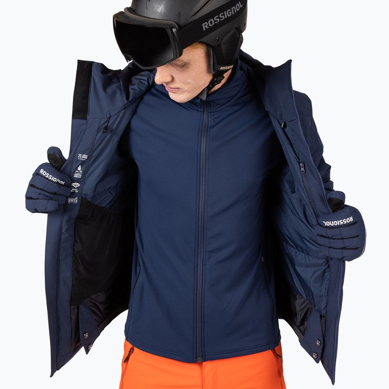 Куртка гірськолижна чоловіча Rossignol Rochrun Insulated dark navy 12