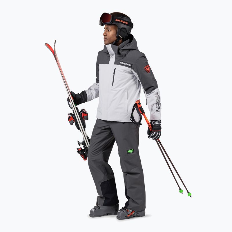 Куртка гірськолижна чоловіча Rossignol Hero Velika Insulated soft grey 2
