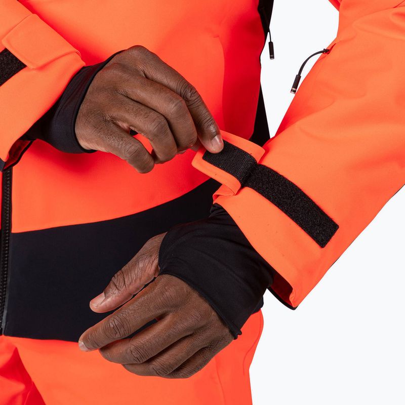 Чоловіча лижна куртка Rossignol Hero Blakside Insulated neon red 10