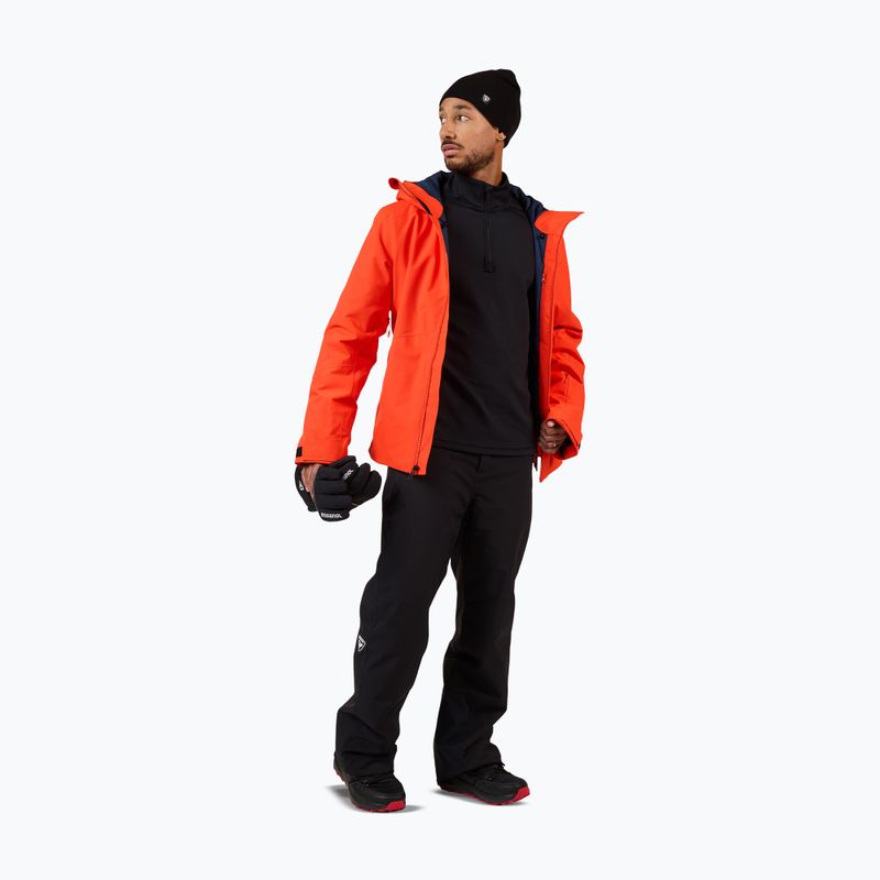 Кофта лижна чоловіча Rossignol Mid Layer Stertch Half Zip black 2