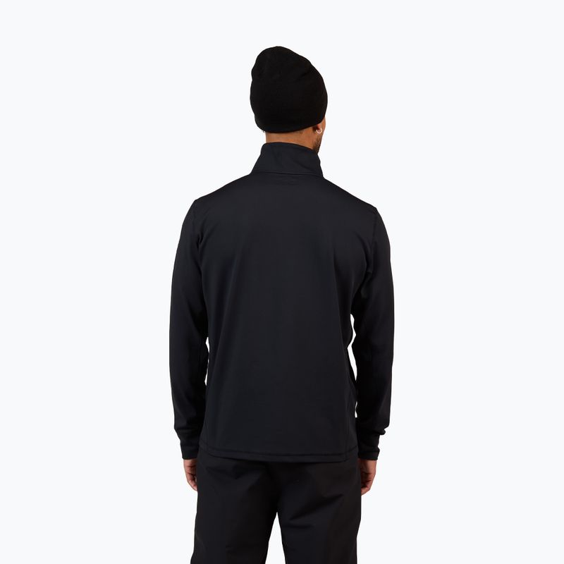 Кофта лижна чоловіча Rossignol Mid Layer Stertch Half Zip black 3
