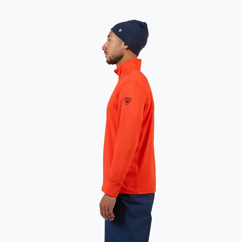 Кофта лижна чоловіча Rossignol Mid Layer Stertch Half Zip golden gate 4
