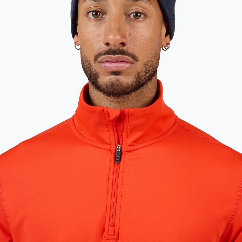 Кофта лижна чоловіча Rossignol Mid Layer Stertch Half Zip golden gate 5