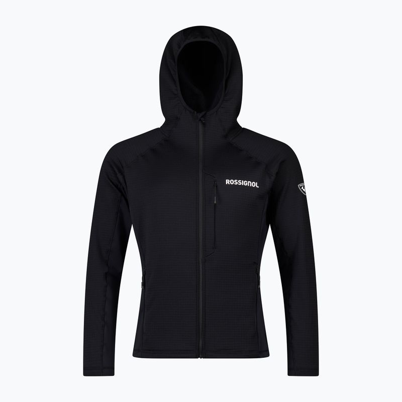 Кофта чоловіча Rossignol Blackside Mix Full Zip Hoodie Fleece black 7