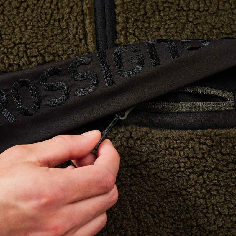 Чоловічий флісовий анорак Rossignol Alltrack Anorak Fleece olive shadow 7