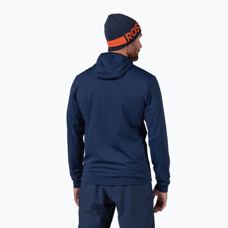 Кофта флісова чоловіча Rossignol Mid Layer Stretch Hoodie dark navy 3