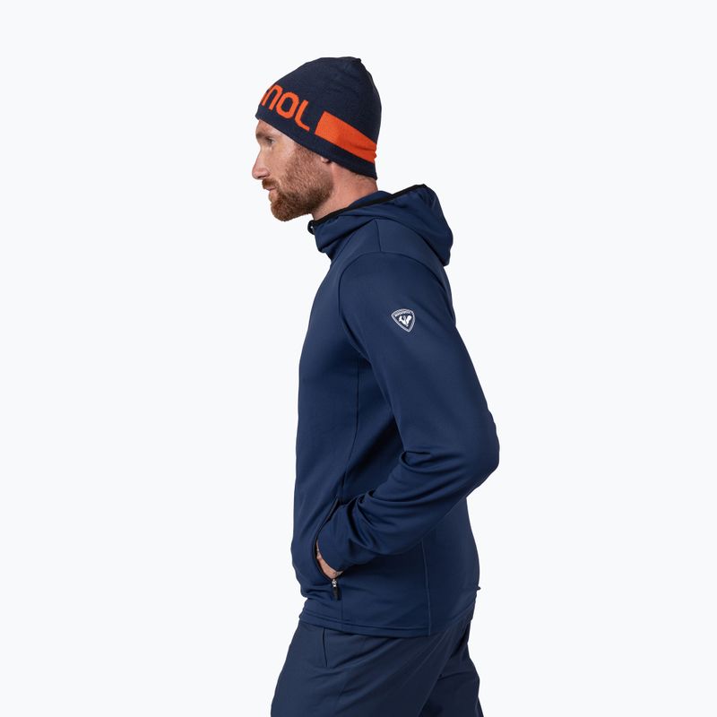 Кофта флісова чоловіча Rossignol Mid Layer Stretch Hoodie dark navy 4