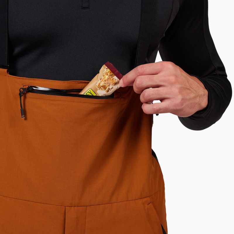 Штани гірськолижні чоловічі Rossignol Outerlimits Insulated Bib deep caramel 5