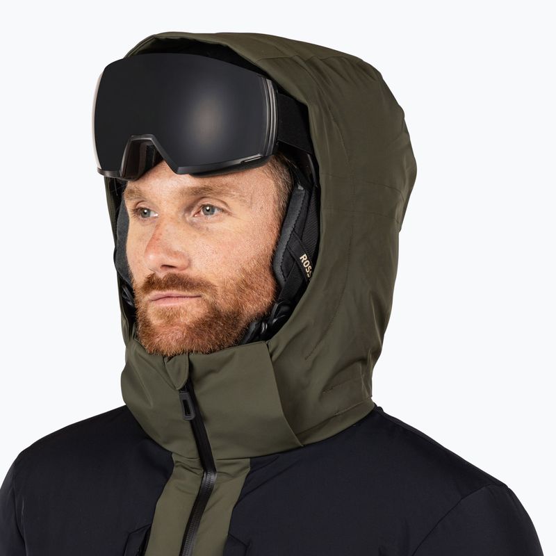 Чоловіча гірськолижна куртка Rossignol Ciastel Down Mix olive shadow 4