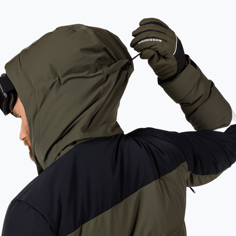 Куртка гірськолижна чоловіча Rossignol Ciastel Down Mix olive shadow 5