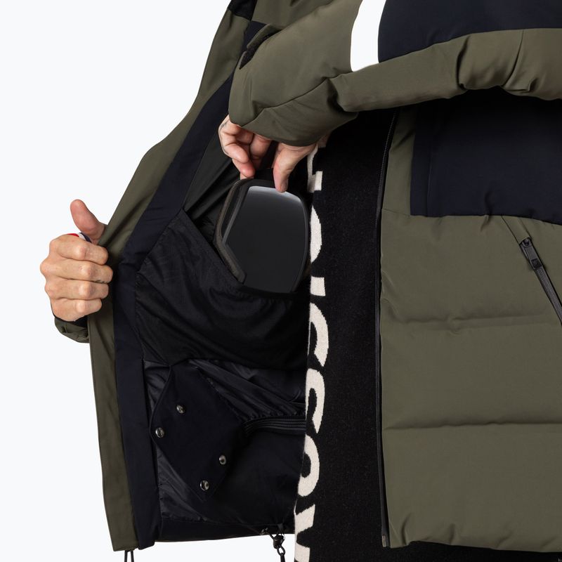 Куртка гірськолижна чоловіча Rossignol Ciastel Down Mix olive shadow 13