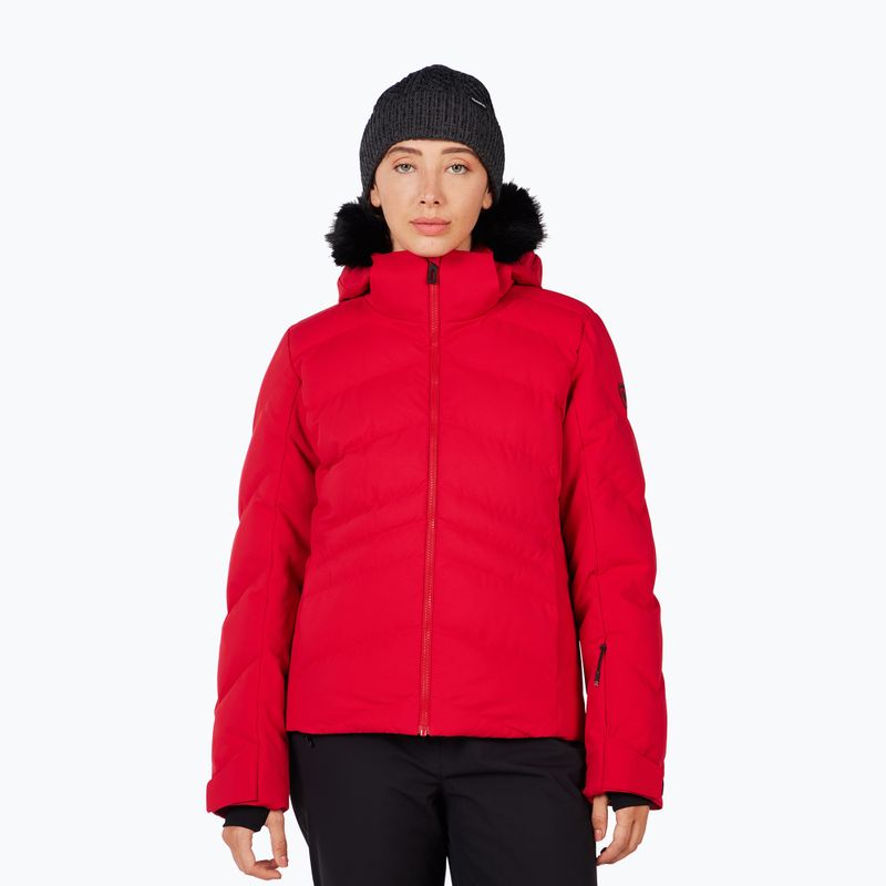Куртка гірськолижна жіноча Rossignol Staci Insulated ruby red