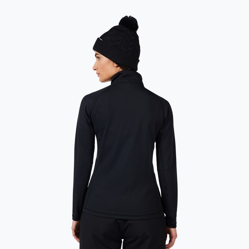 Кофта флісова жіноча Rossignol Mid Layer Stretch Half Zip black 3
