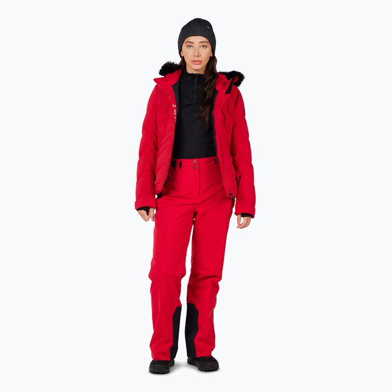 Жіночі лижні штани Rossignol Strawpile Insulated ruby red 2