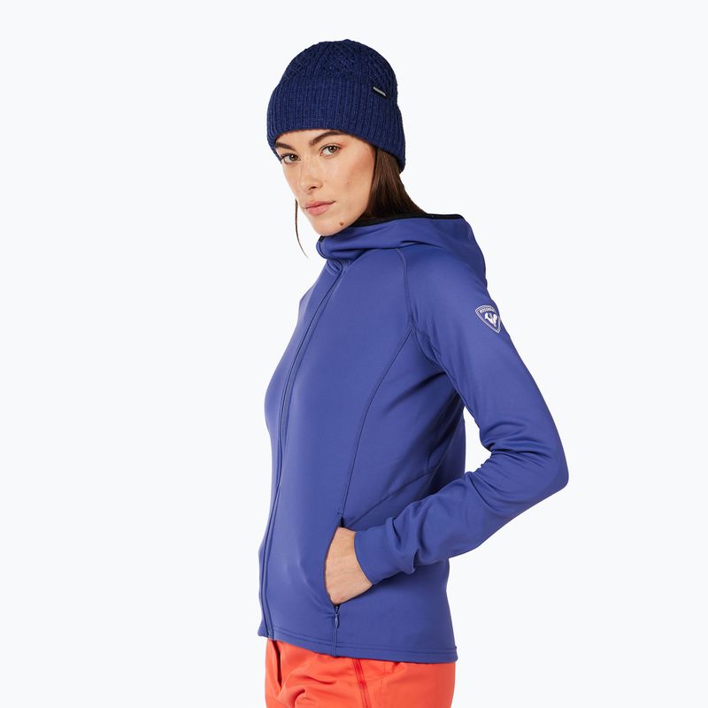 Кофта жіноча Rossignol Mid Layer Thin Full Zip future blue 4