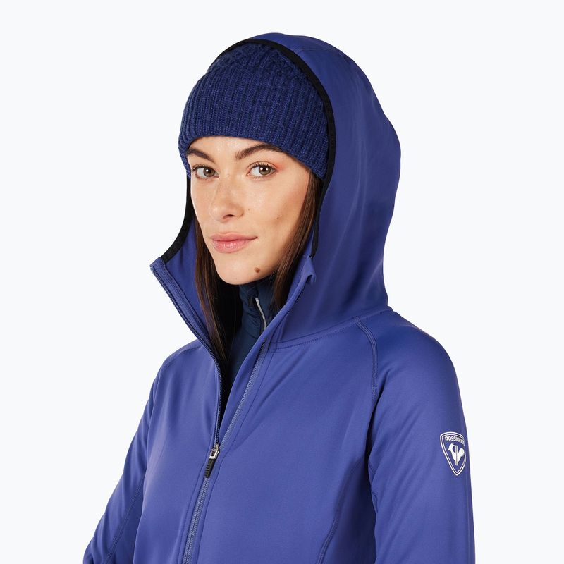 Кофта жіноча Rossignol Mid Layer Thin Full Zip future blue 5