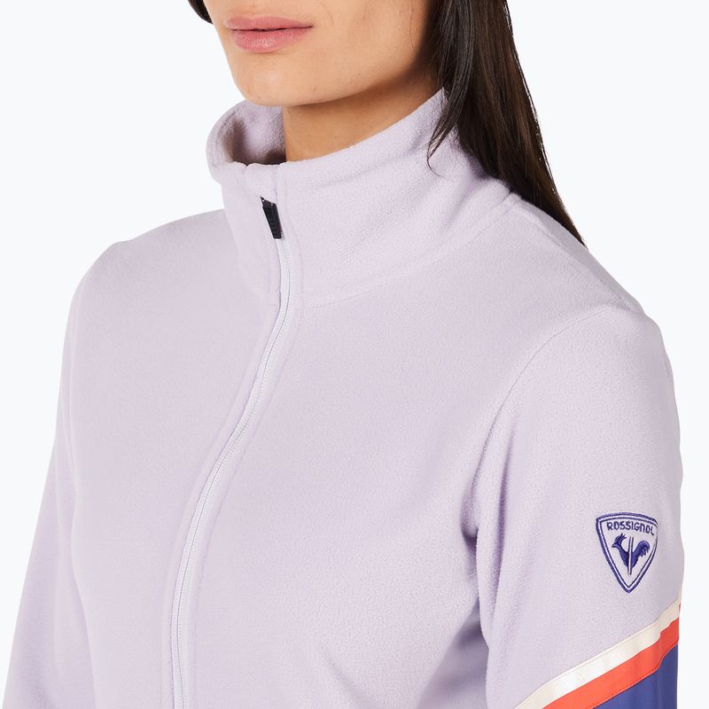 Кофта жіноча Rossignol Strawpile Fleece Fz galactic lilac 5