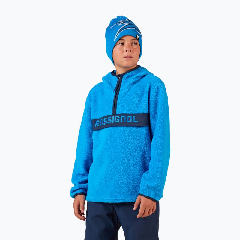 Кофта дитяча Rossignol Alltrack Anorak Fleece blazing blue