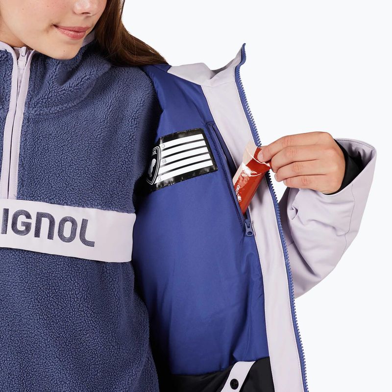 Куртка гірськолижна дитяча Rossignol Strawpile Jr galactic lilac 10