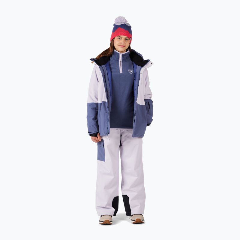 Кофта флісова дитяча Rossignol Jr Strawpile Fleece Fz true night blue 3