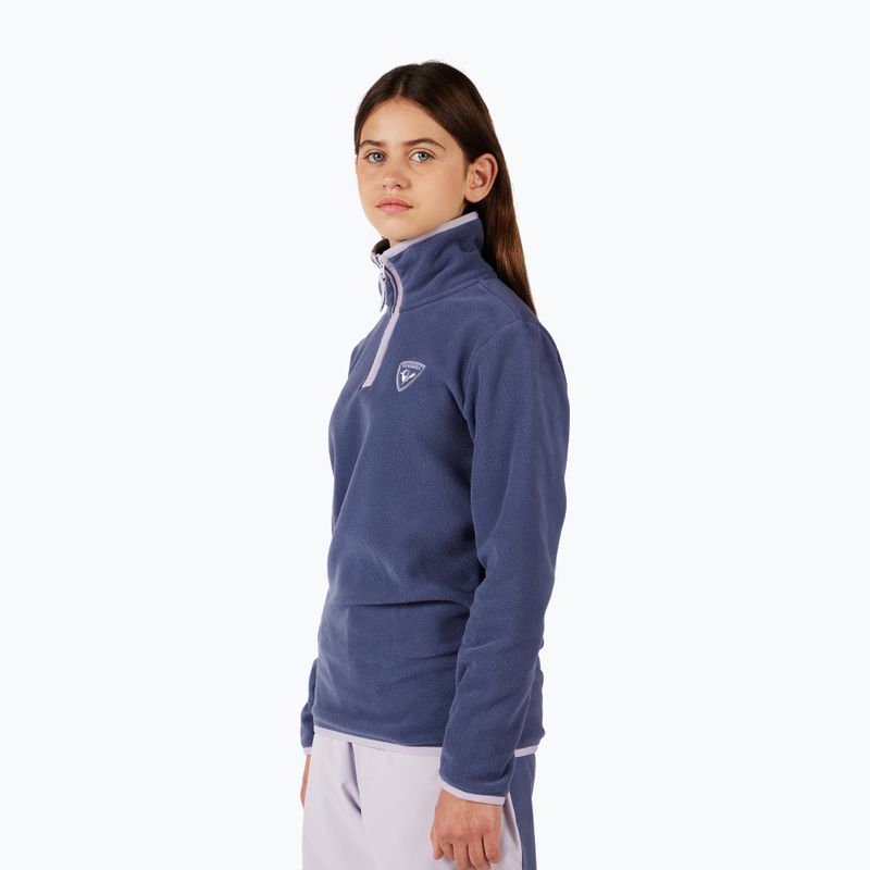 Дитяча флісова кофта Rossignol Jr Strawpile Fleece Fz true night blue 5