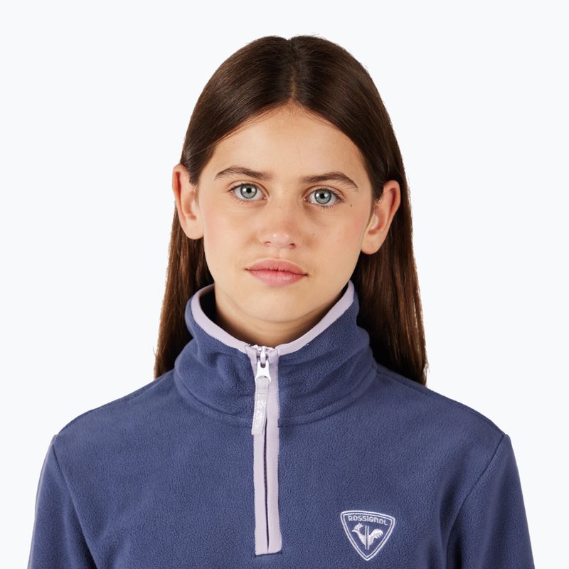 Дитяча флісова кофта Rossignol Jr Strawpile Fleece Fz true night blue 6