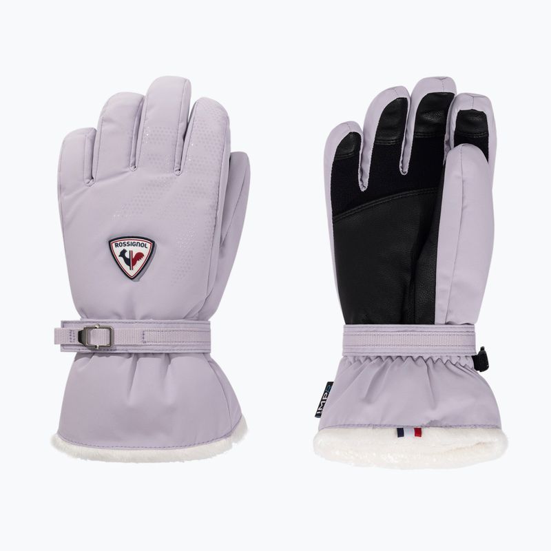 Жіночі лижні рукавички Rossignol Romy Impr G galactic lilac