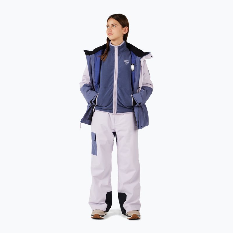 Кофта флісова дитяча Rossignol Jr Strawpile Fleece Fz RLNYL03_A02 true night blue 3