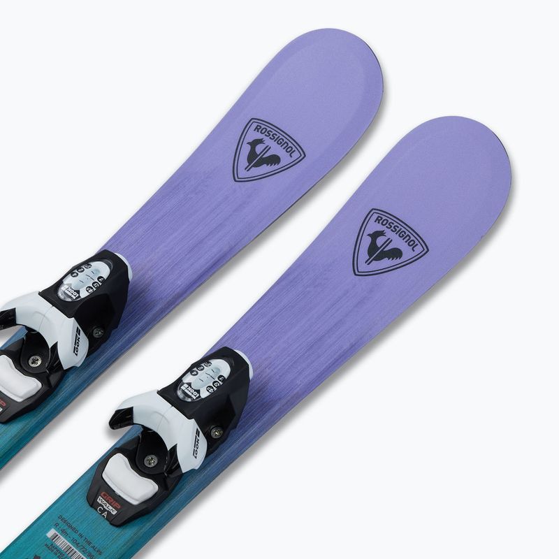 Лижі гірські дитячі + кріплення Rossignol Soul Kid Pre-Drilled+Team 4 GW 4