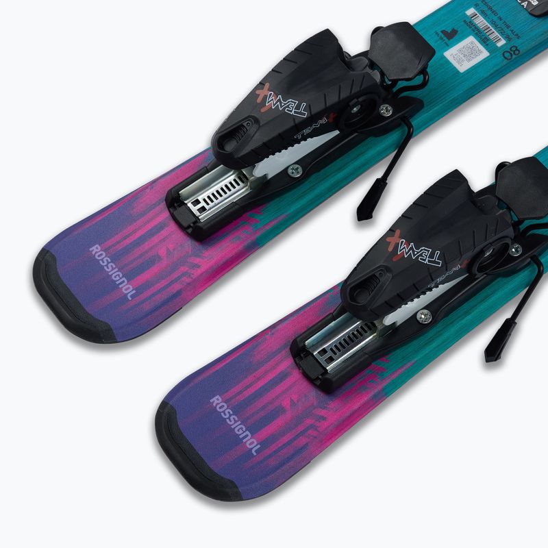 Лижі гірські дитячі + кріплення Rossignol Soul Kid Pre-Drilled+Team 4 GW 6