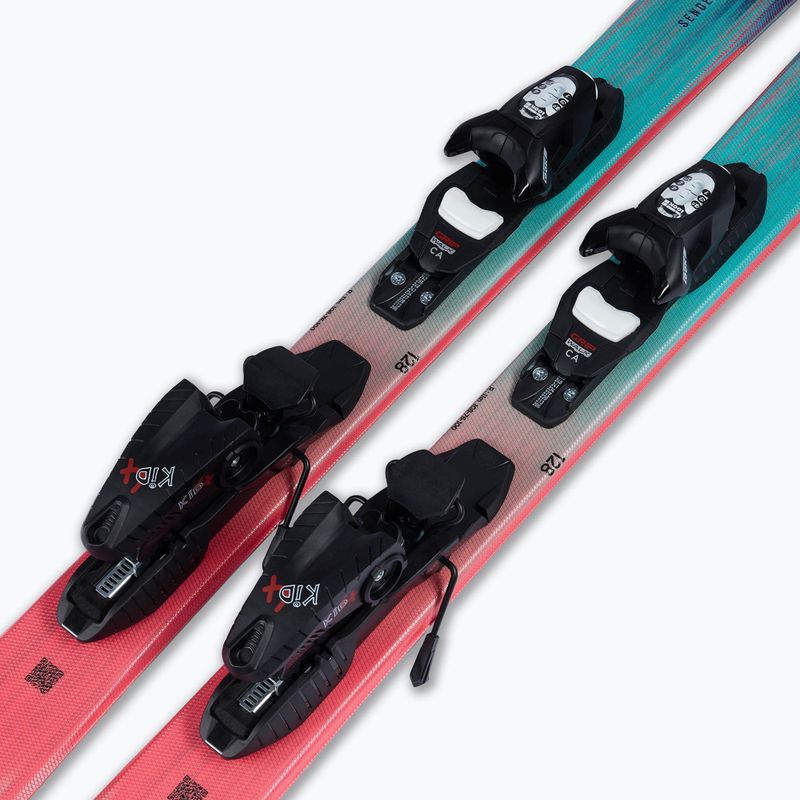 Лижі гірські дитячі + кріплення Rossignol Sender Jr 128-140 + Xpress 7 GW 6
