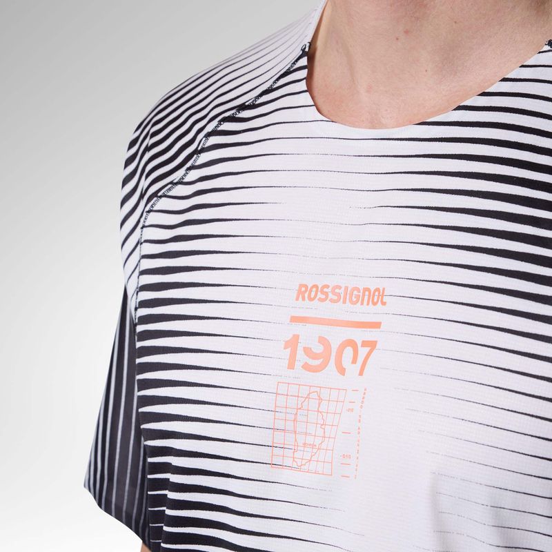 Футболка для бігу чоловіча Rossignol Sapa Ultra Tee black line fogg 5