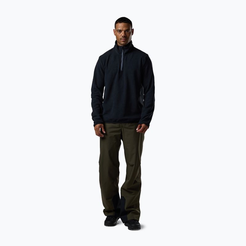 Кофта флісова чоловіча Rossignol Quarter Zip Fleece black 2