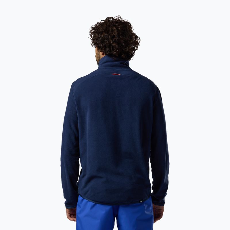 Кофта флісова чоловіча Rossignol Quarter Zip Fleece dark navy 3