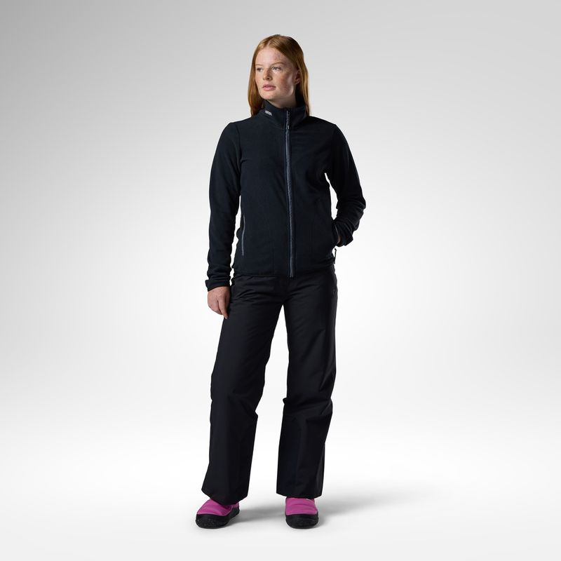 Кофта флісова лижна жіноча Rossignol Polar Fleece black 2