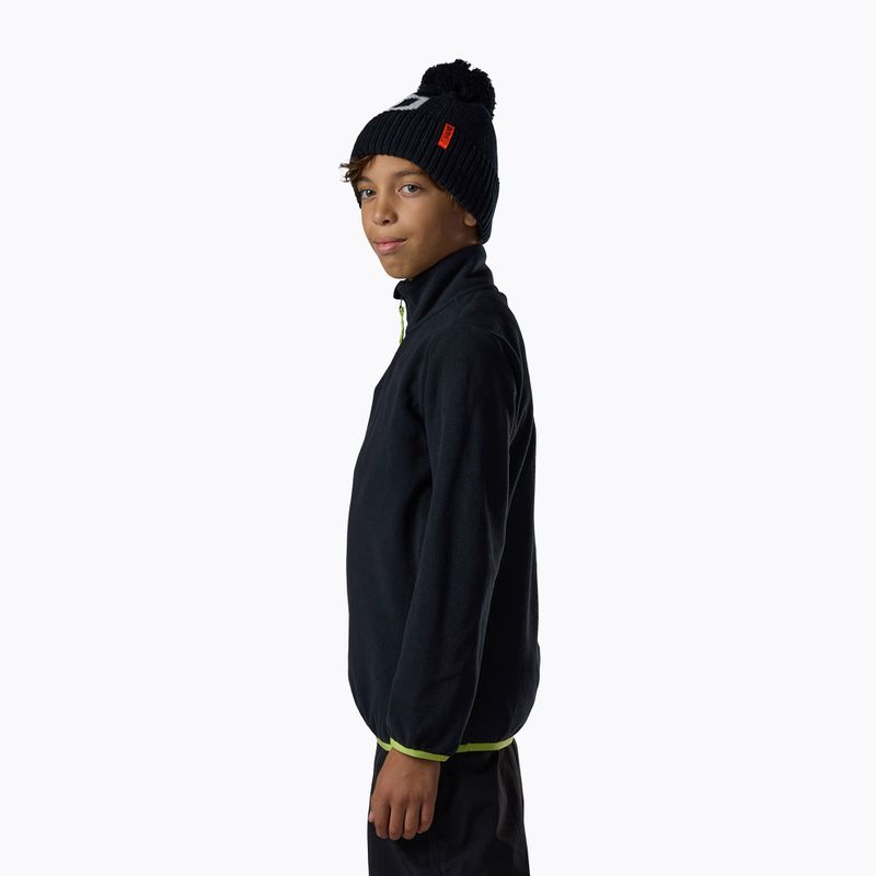 Кофта флісова дитяча Rossignol Quarter Zip Polar Fleece black 5