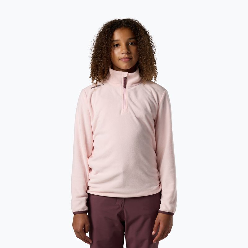 Кофта флісова дитяча Rossignol Quarter Zip Polar Fleece pale lilac 2