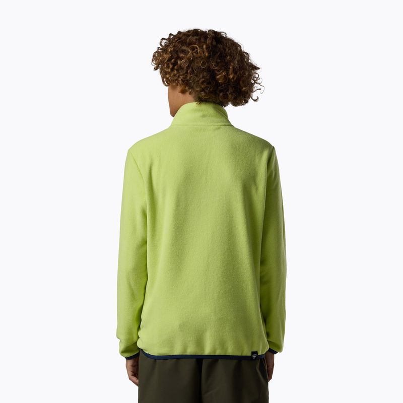 Кофта флісова дитяча Rossignol Quarter Zip Polar Fleece wild lime 4