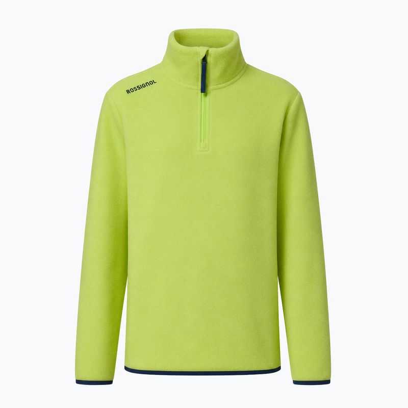 Кофта флісова дитяча Rossignol Quarter Zip Polar Fleece wild lime 9