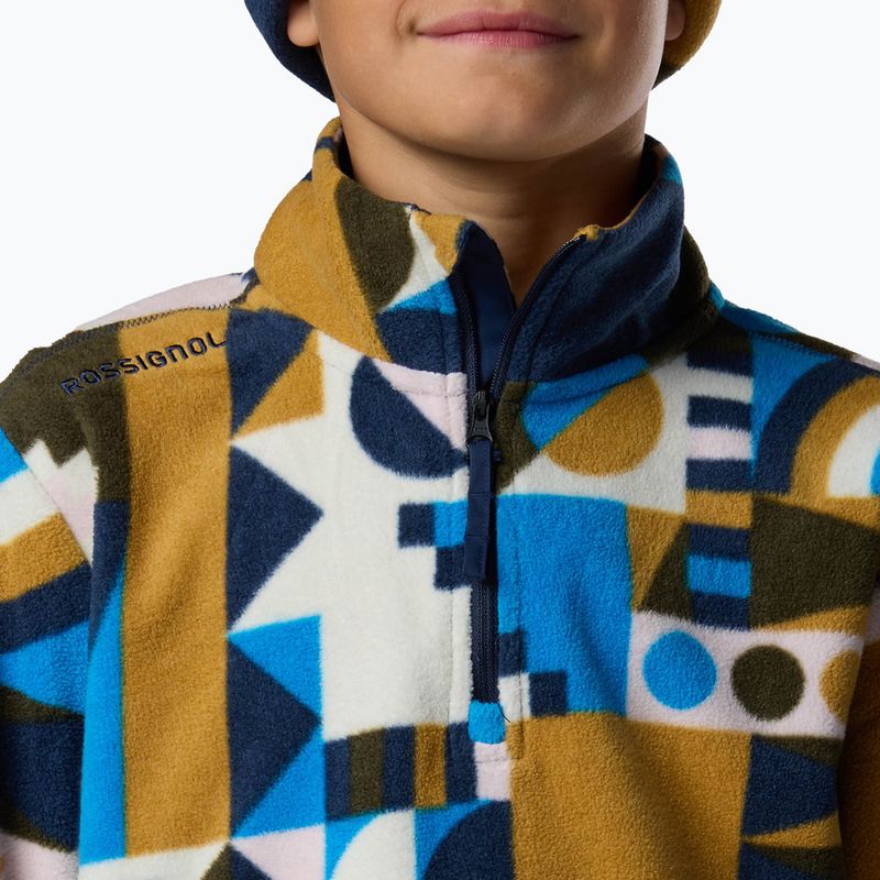 Кофта флісова дитяча Rossignol Quarter Zip Polar Fleece jr potpourri dazzle blue 6
