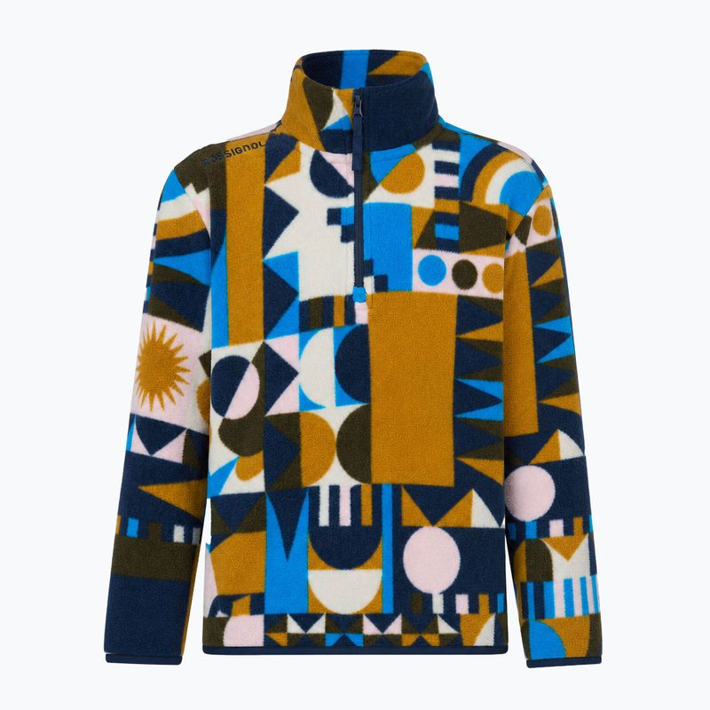 Кофта флісова дитяча Rossignol Quarter Zip Polar Fleece jr potpourri dazzle blue 8